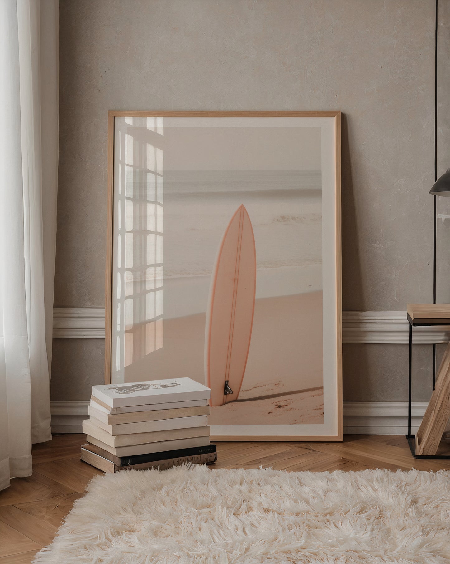 Soft Coast Surfboard Poster