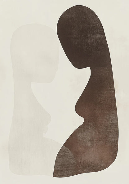 Abstract Lovers Poster