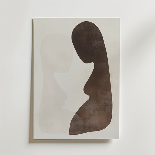 Abstract Lovers Poster