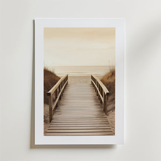 Beach Path Poster