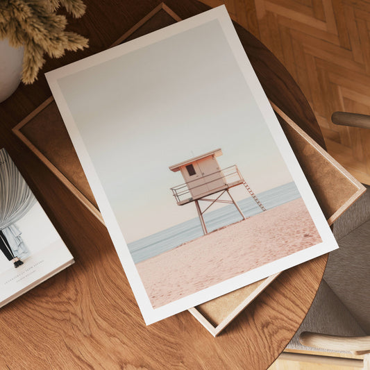 Coastal Watchtower Poster