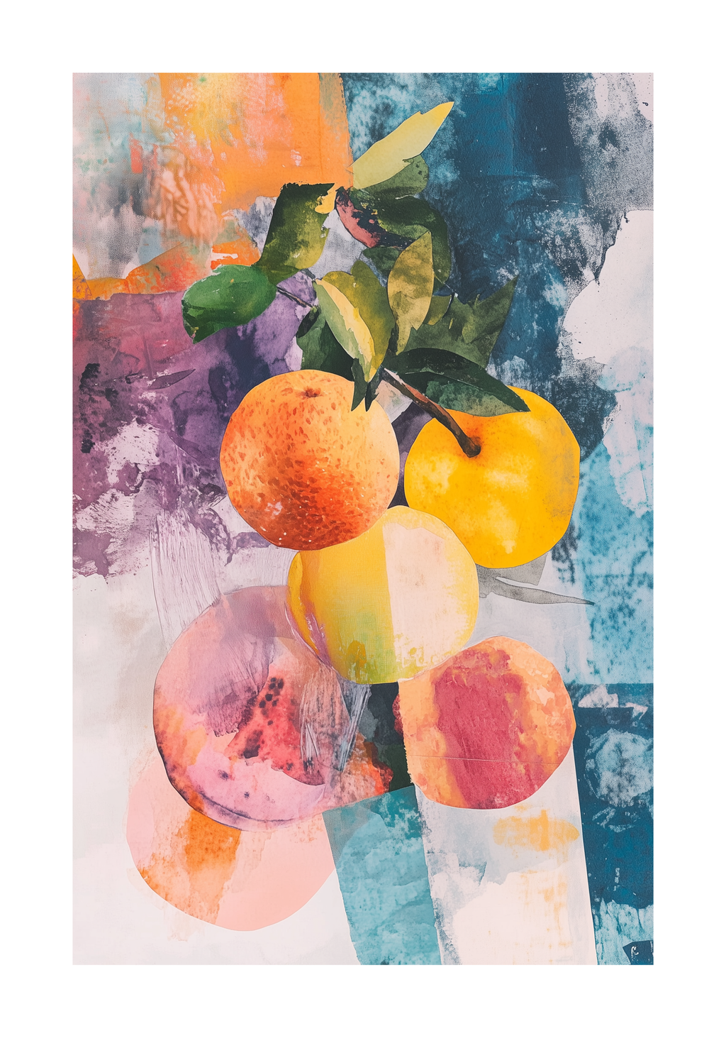 Abstract Harvest Poster