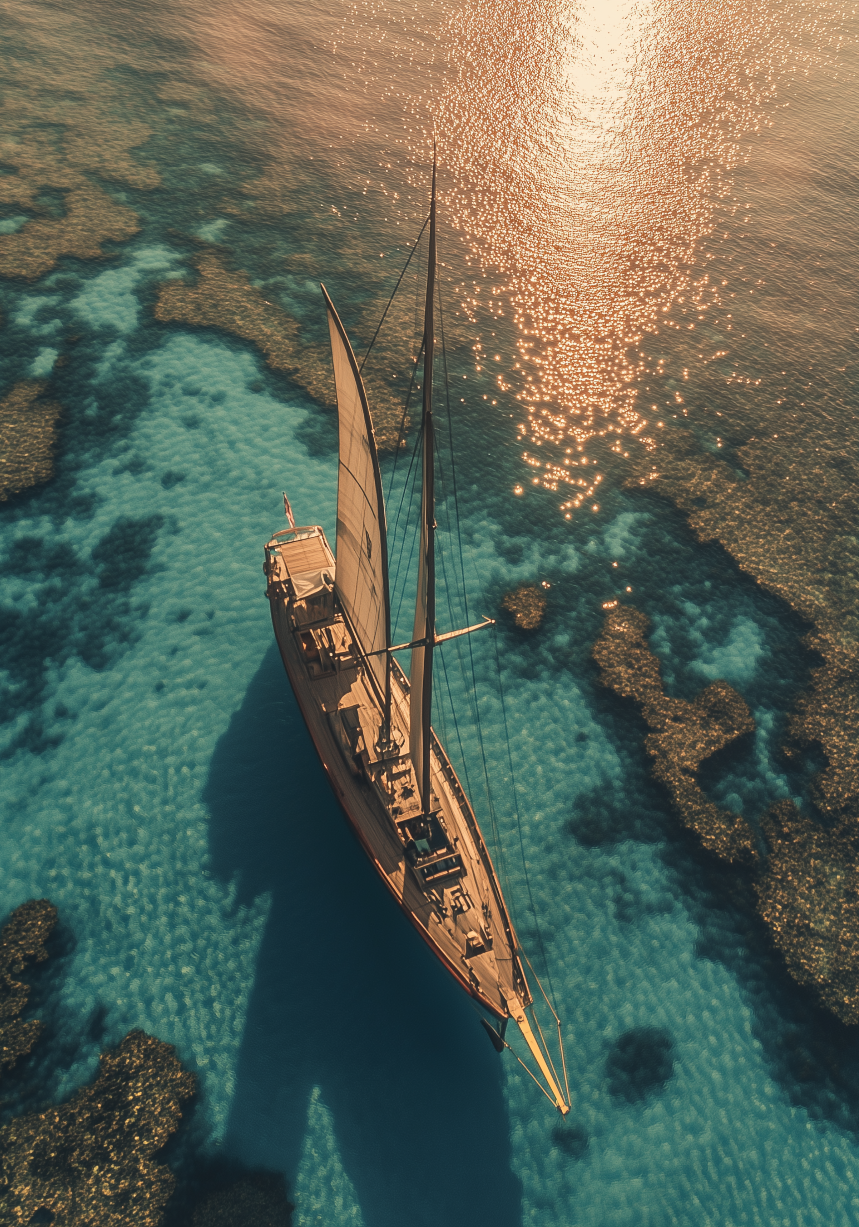 Turquoise Sea No.2 Poster