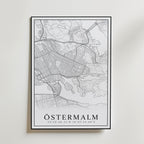 Östermalm Karta Poster