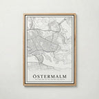 Östermalm Karta Poster