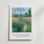 Upplev den fridfulla skönheten i Bozettos Claude Monet Lane In The Poppy Fields Posters, med landskap och träd, tryckta på FSC-certifierat premiumpapper.