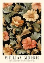 Blooming Flower Pattern William Morris Poster