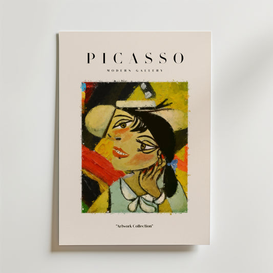 Picasso Laughing Woman Poster