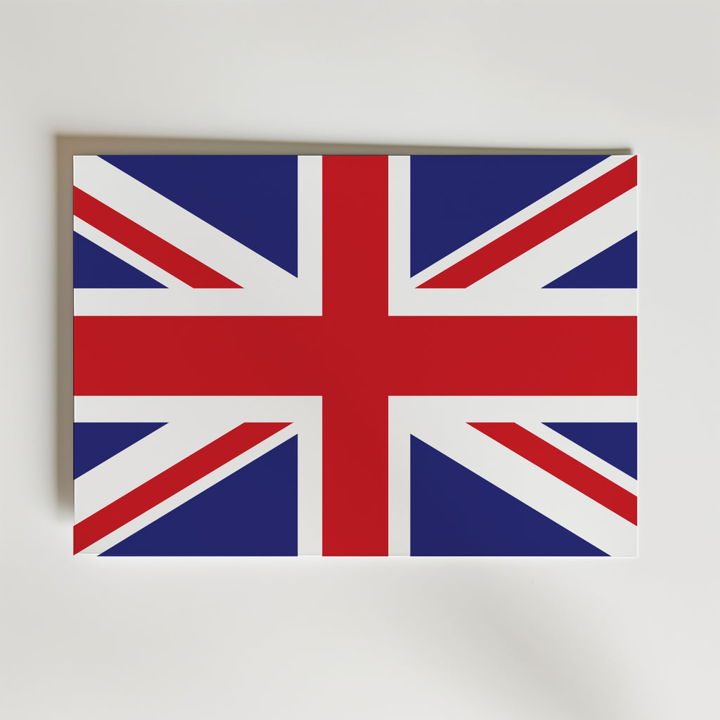 United Kingdom National Flag Poster affisch – poster till väggdekoration – köp online hos Bozetto