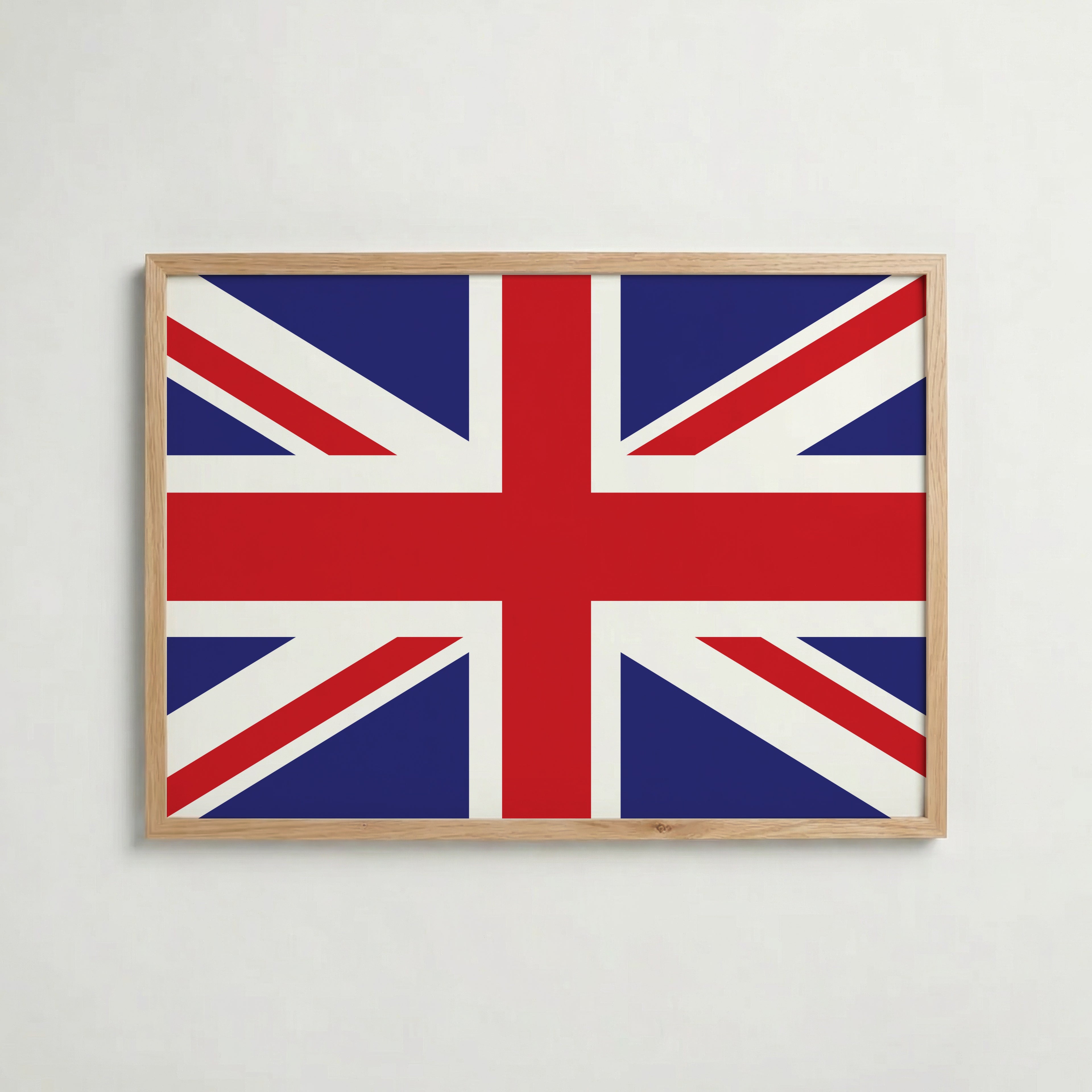 United Kingdom National Flag Poster – poster väggdekoration inredning – Affischer hos Bozetto