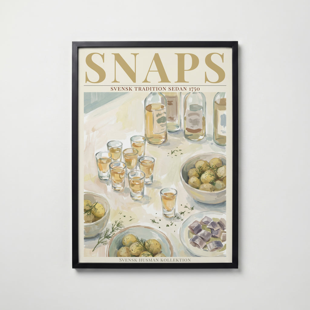 Snaps Poster affisch – stilren väggdekoration – Bozetto posters