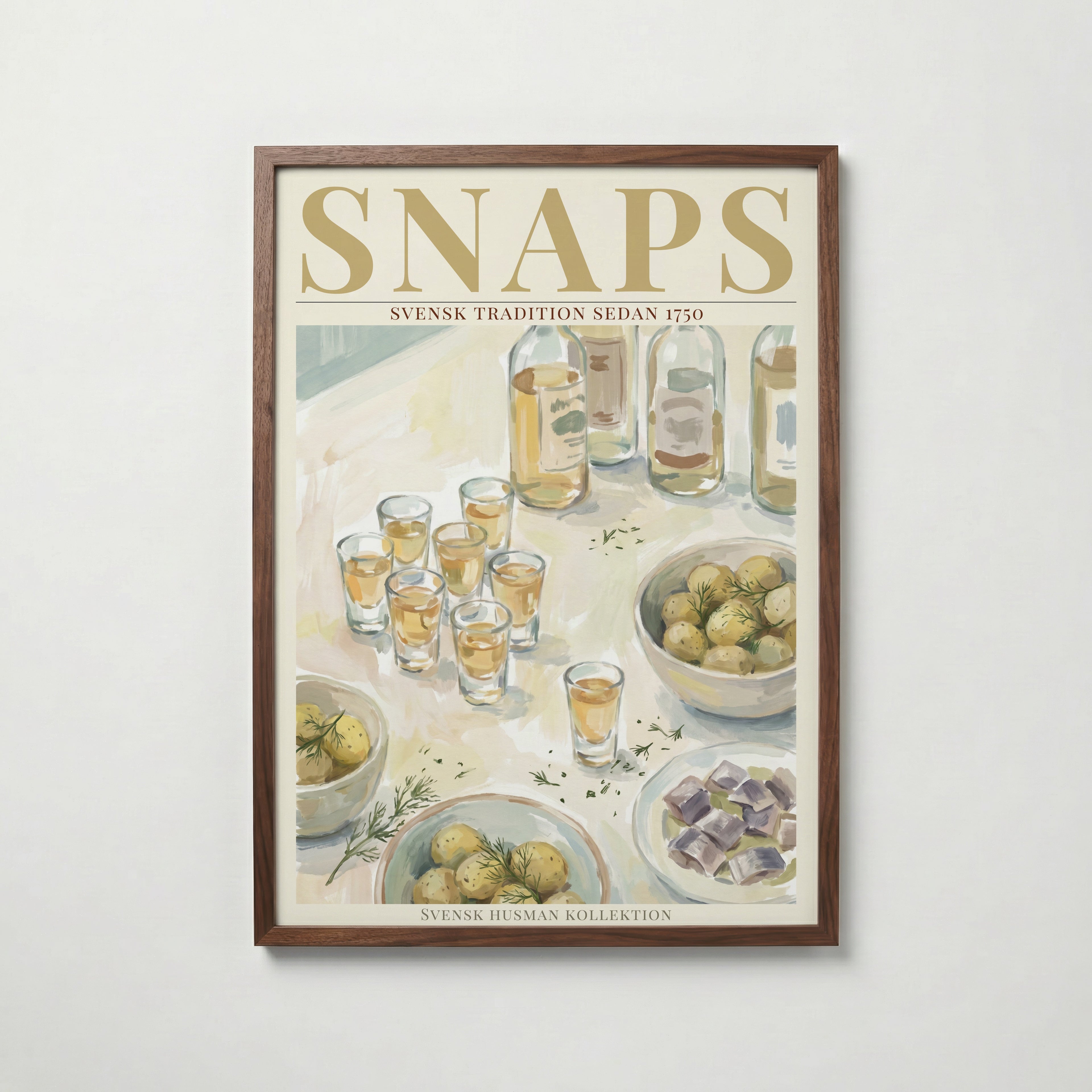 Snaps Poster – modern väggdekoration – köp poster online Bozetto