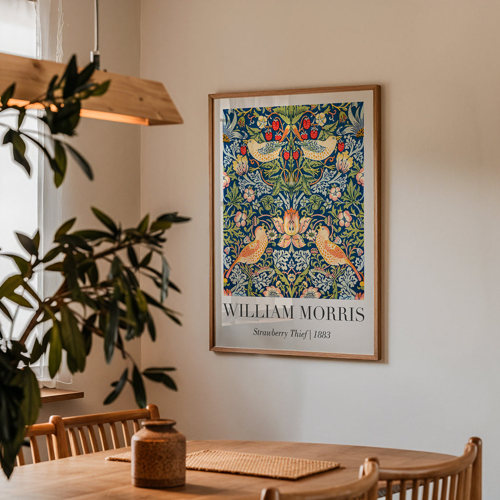 William Morris Strawberry Thief 1883 Poster