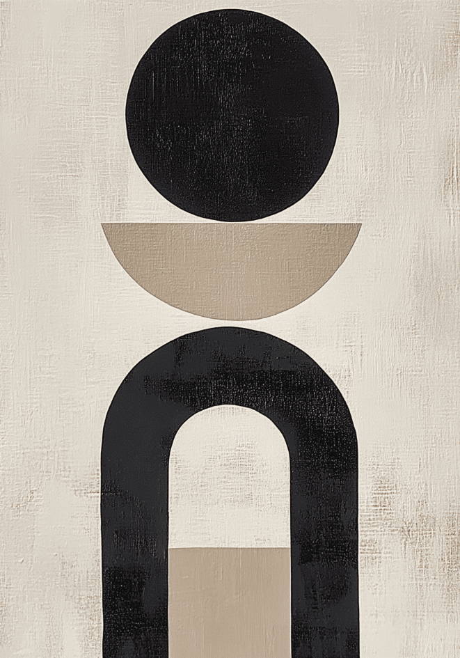Abstract Shapes No.3 Poster