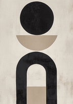 Abstract Shapes No.3 Poster