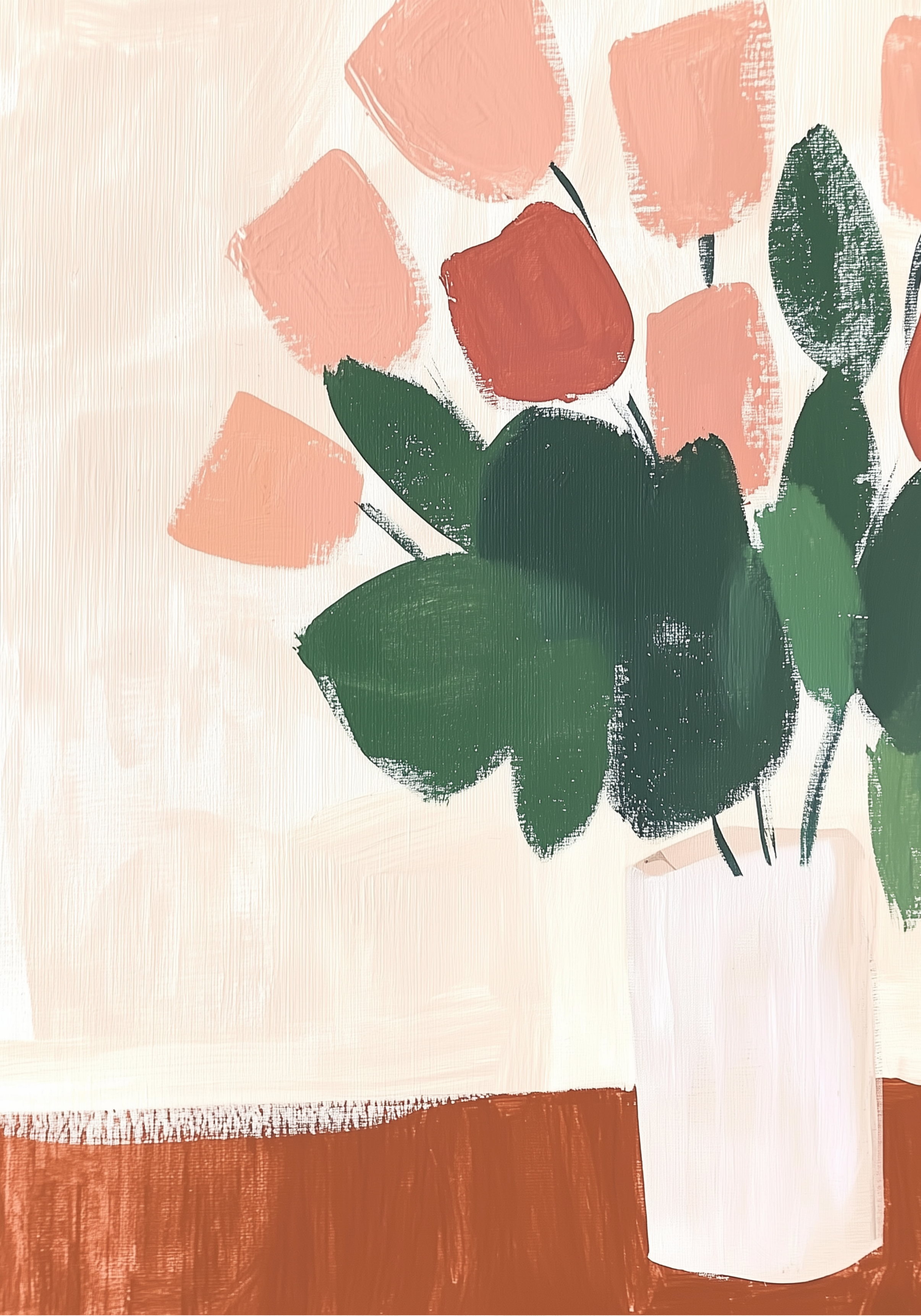 Multiple Flowers In Vase Poster