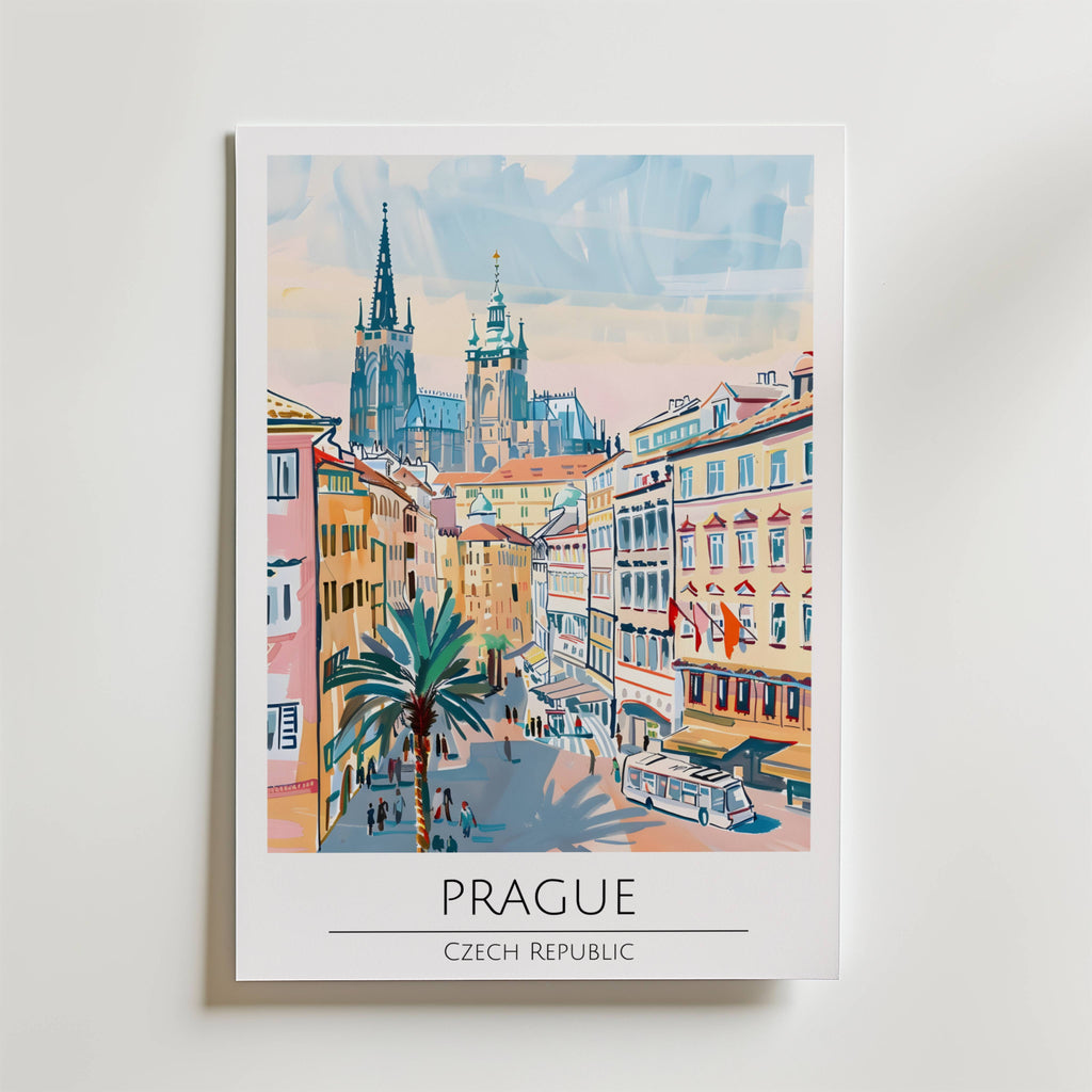 Prague Old Town View Poster