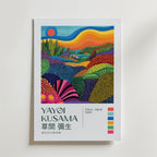 Yayoi Kusama Endless Patterned Landscape Poster