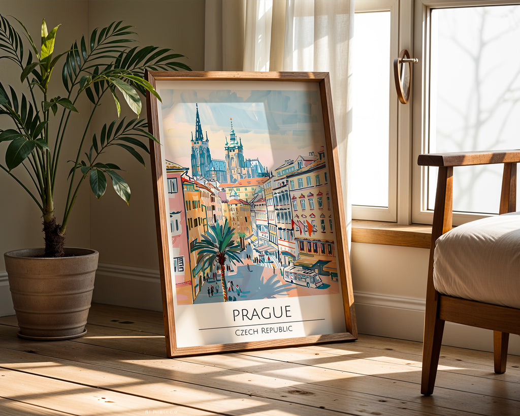 Prague Old Town View Poster