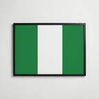 Nigeria National Flag Poster affisch – köp poster online – Bozetto väggdekoration