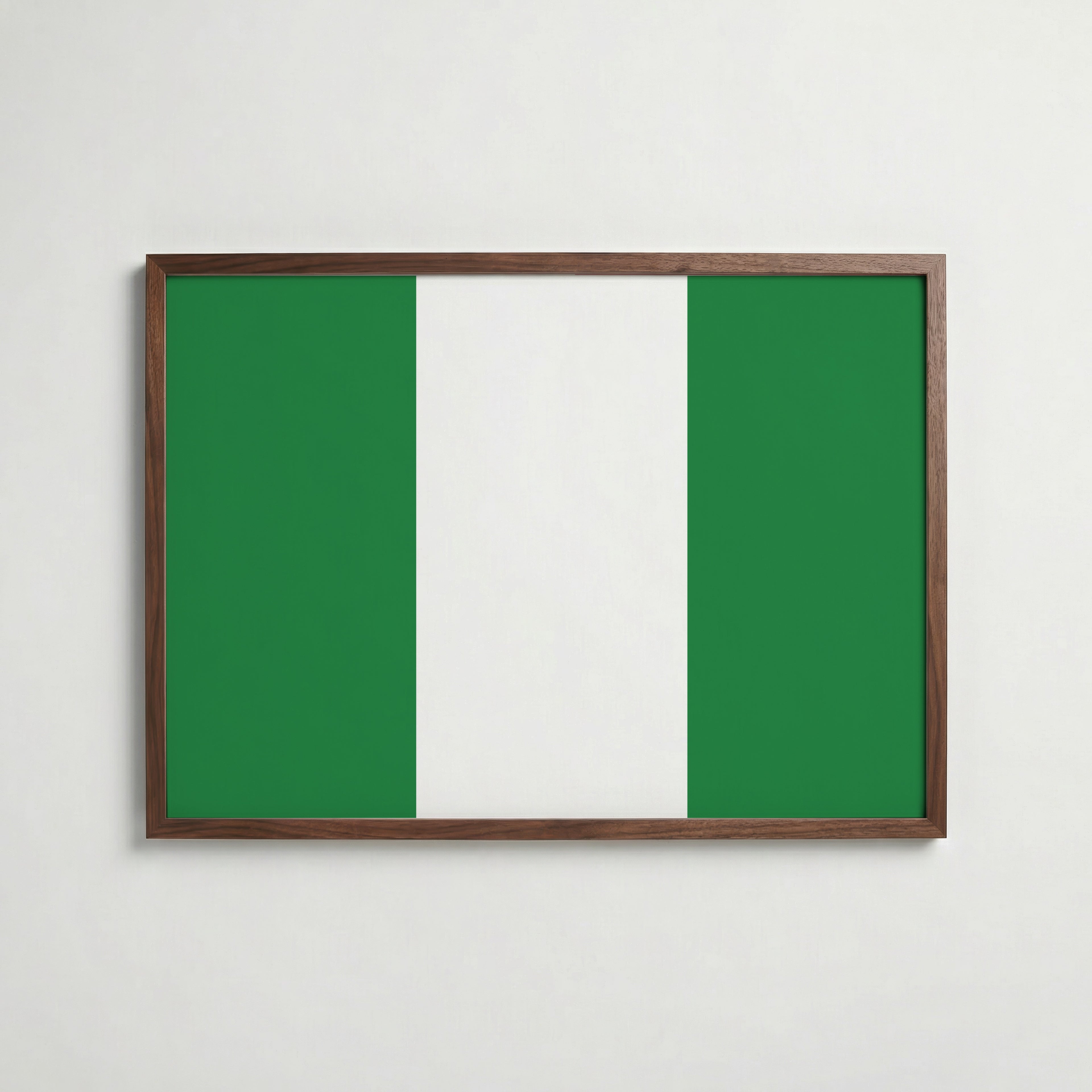 Nigeria National Flag Poster poster – väggdekoration för hemmet – köp hos Bozetto