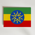 Ethiopia National Flag Poster affisch – poster till väggdekoration – köp online hos Bozetto