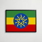 Ethiopia National Flag Poster affisch – köp poster online – Bozetto väggdekoration