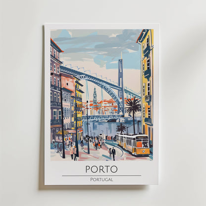 Porto Riverside Tramway Poster