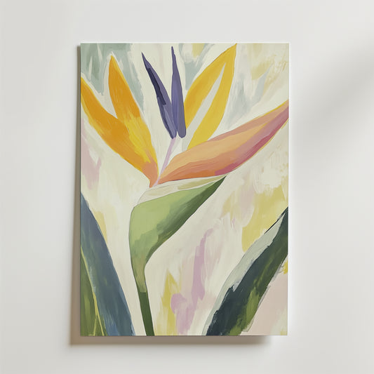 Abstract Tropical Poster