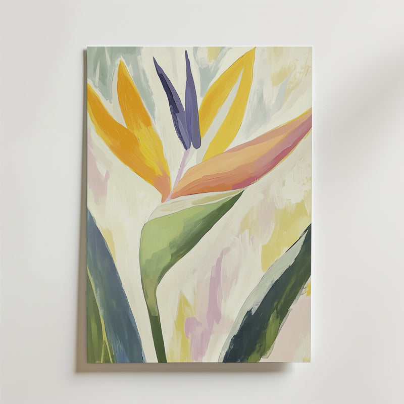 Abstract Tropical Poster