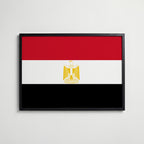Egypt National Flag Poster affisch – köp poster online – Bozetto väggdekoration