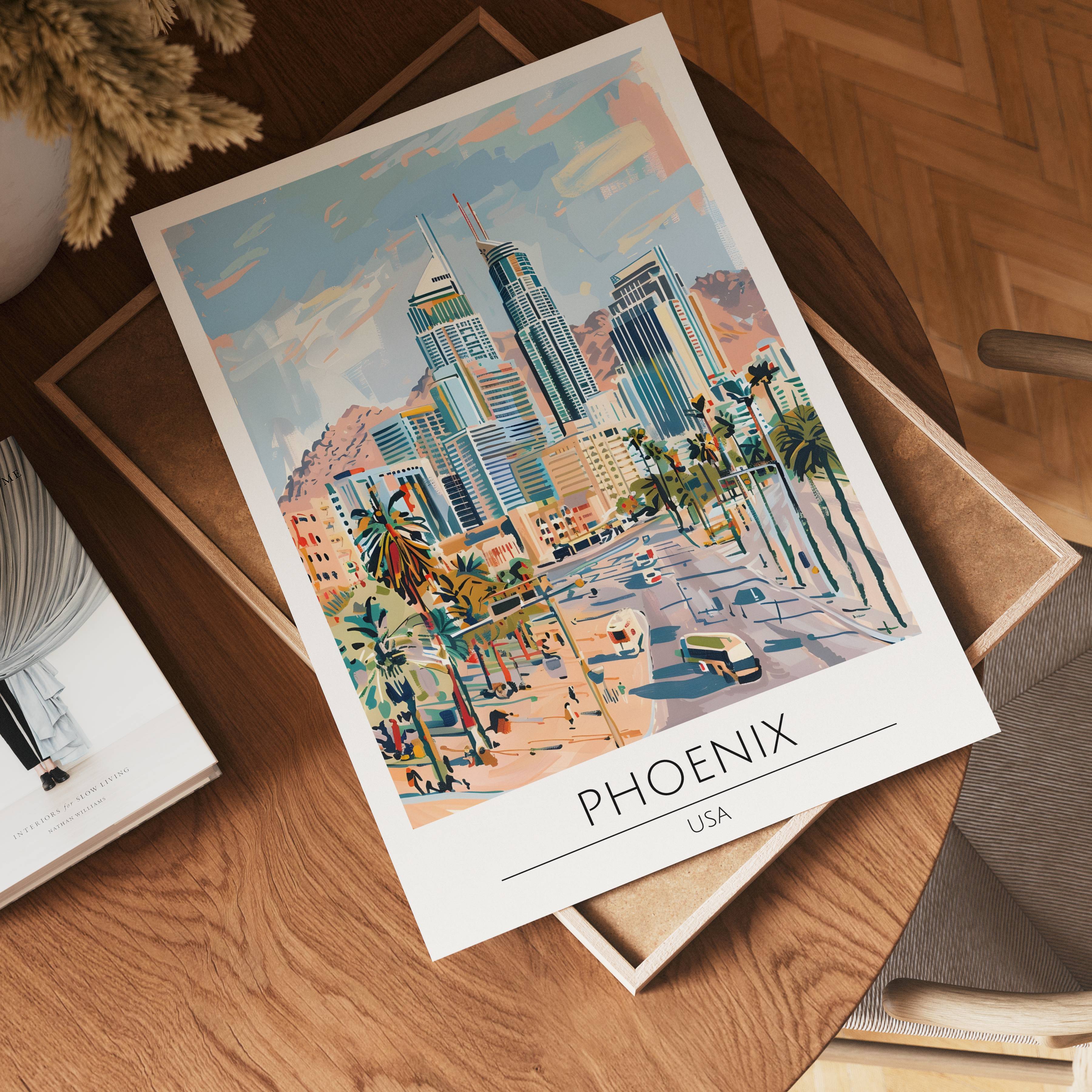 Phoenix Desert Skyline Poster