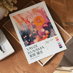 Yayoi Kusama Blooming Coral Dream Poster