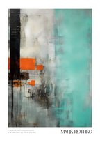 Dissipating forms Mark Rothko Poster