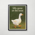 Silly Goose Poster affisch – stilren väggdekoration – Bozetto posters