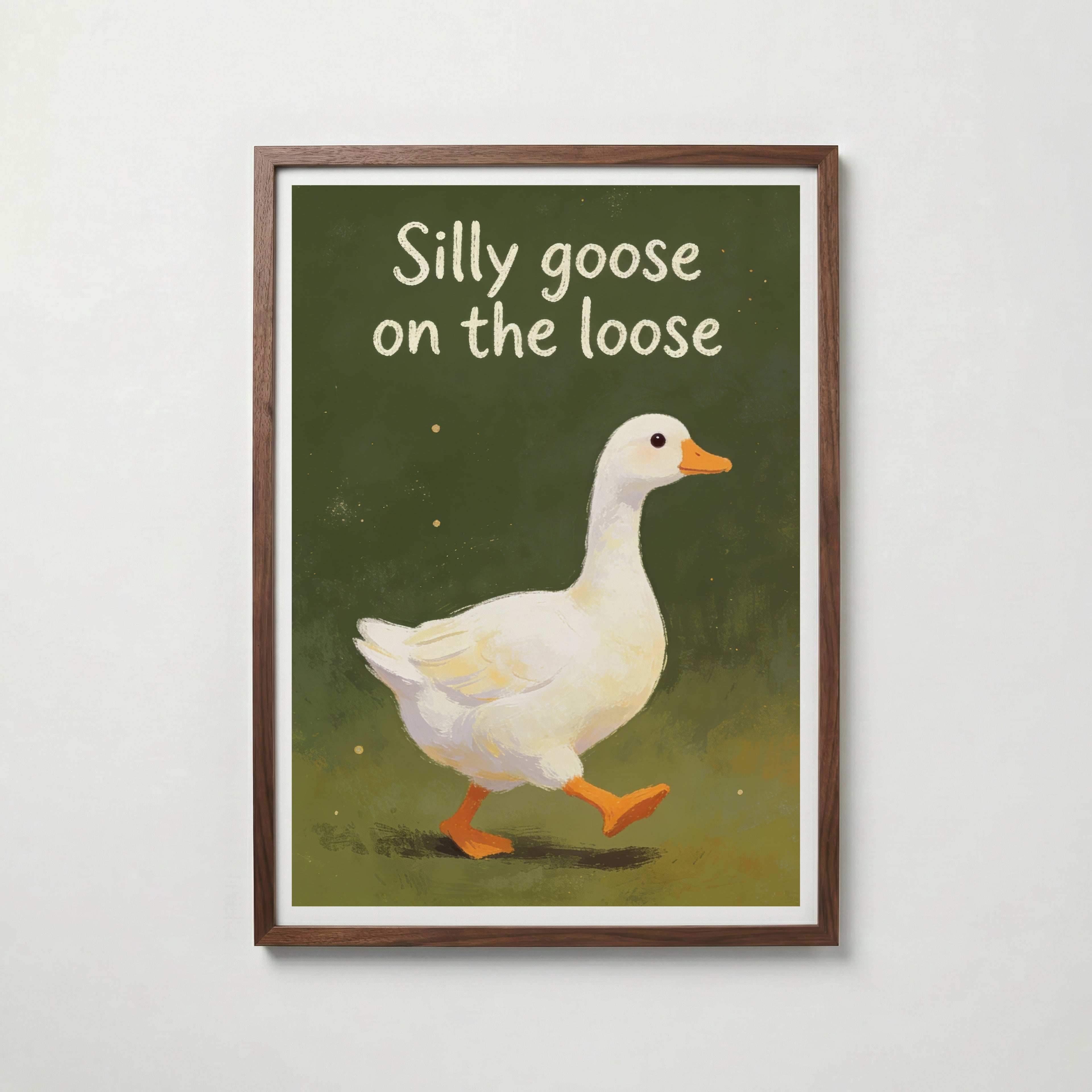 Silly Goose Poster – modern väggdekoration – köp poster online Bozetto