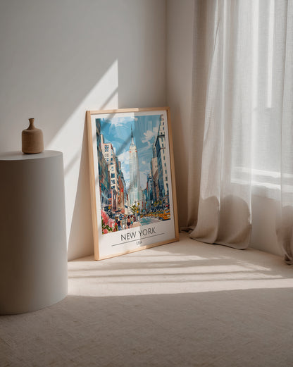 Empire State View Poster