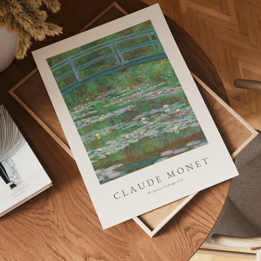 Claude Monet Footbridge Poster