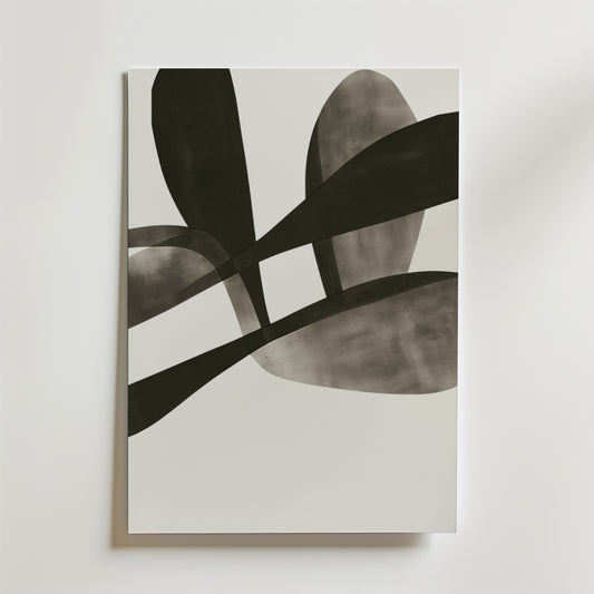 Abstract Leaves Art Poster