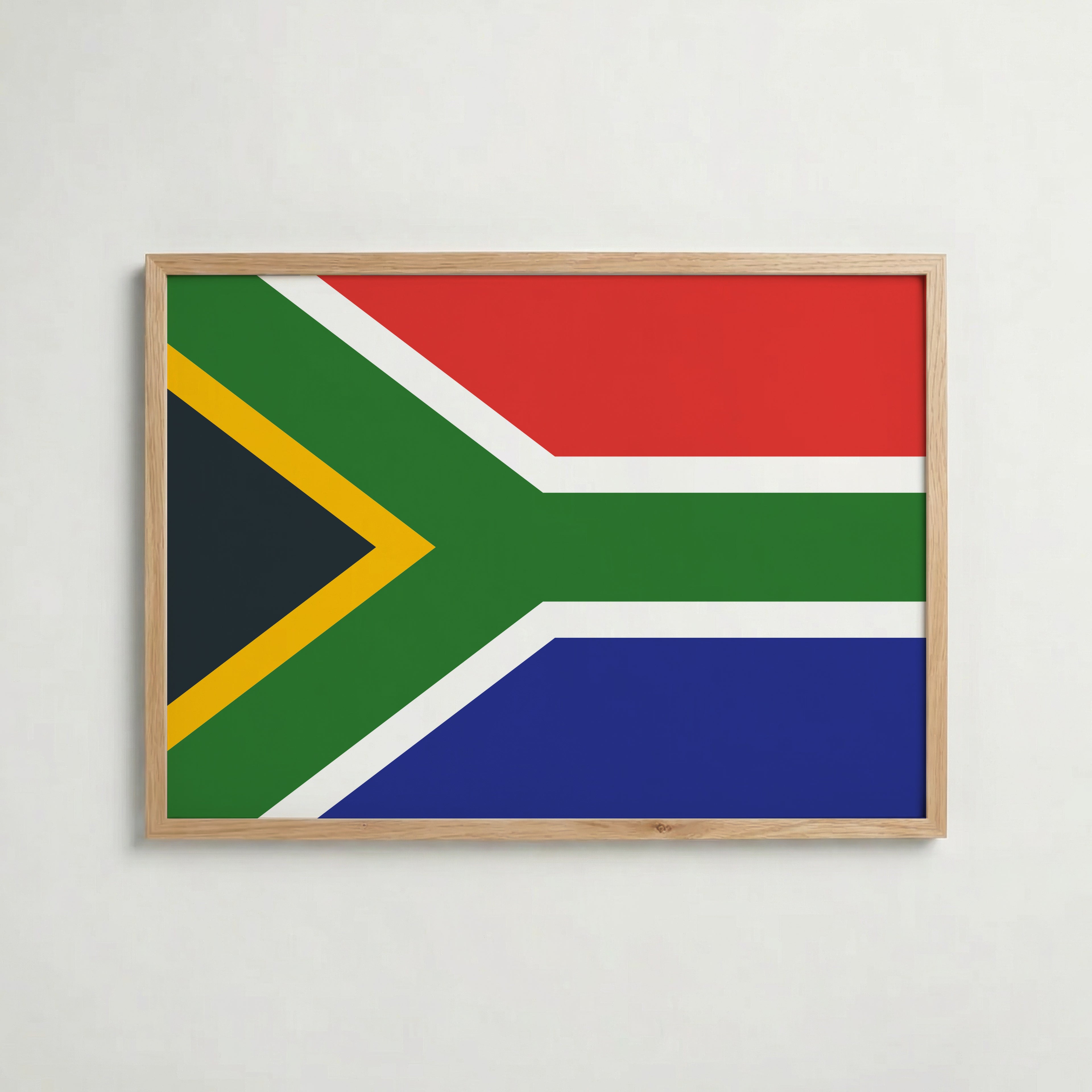 South Africa National Flag Poster – poster väggdekoration inredning – Affischer hos Bozetto