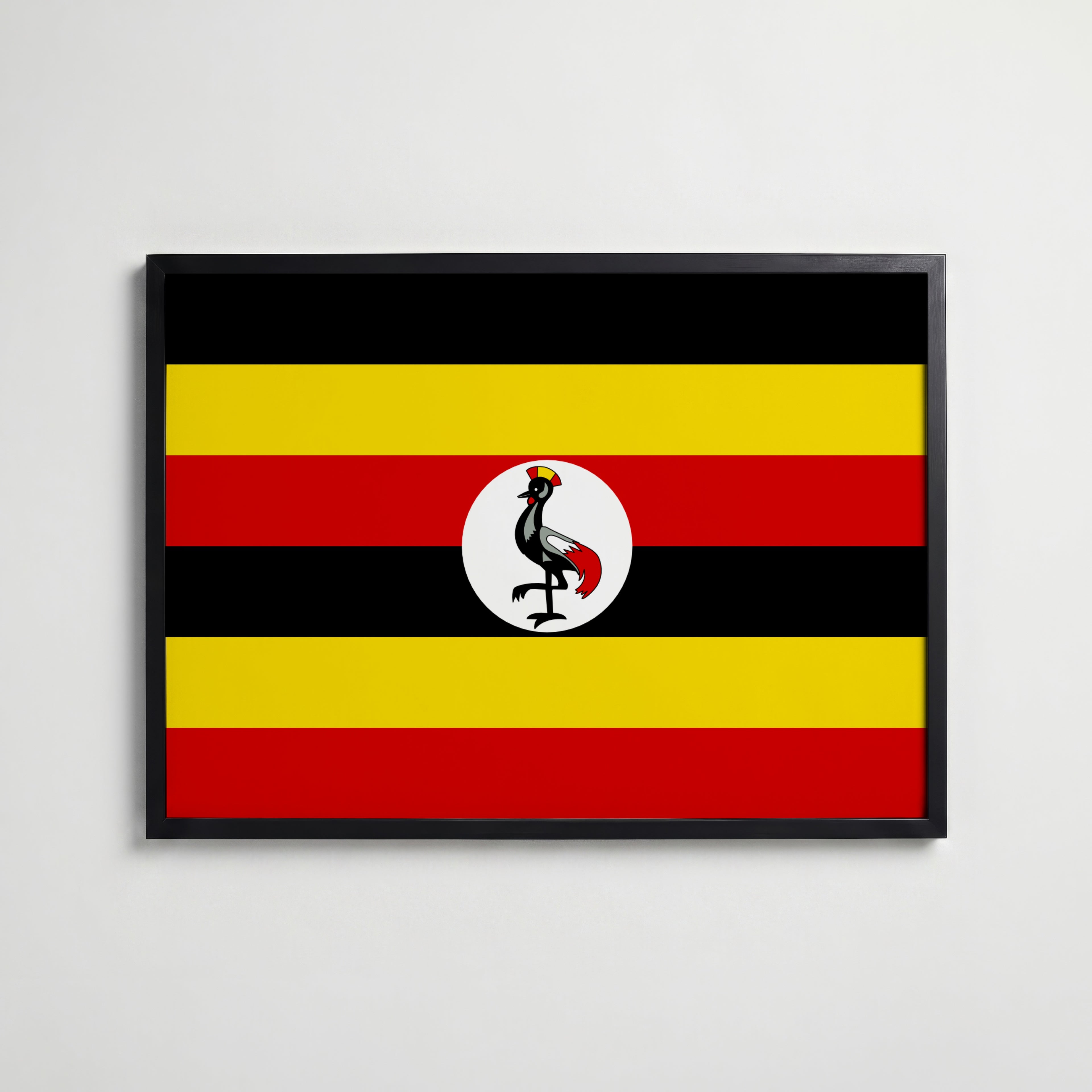 Uganda National Flag Poster affisch – köp poster online – Bozetto väggdekoration