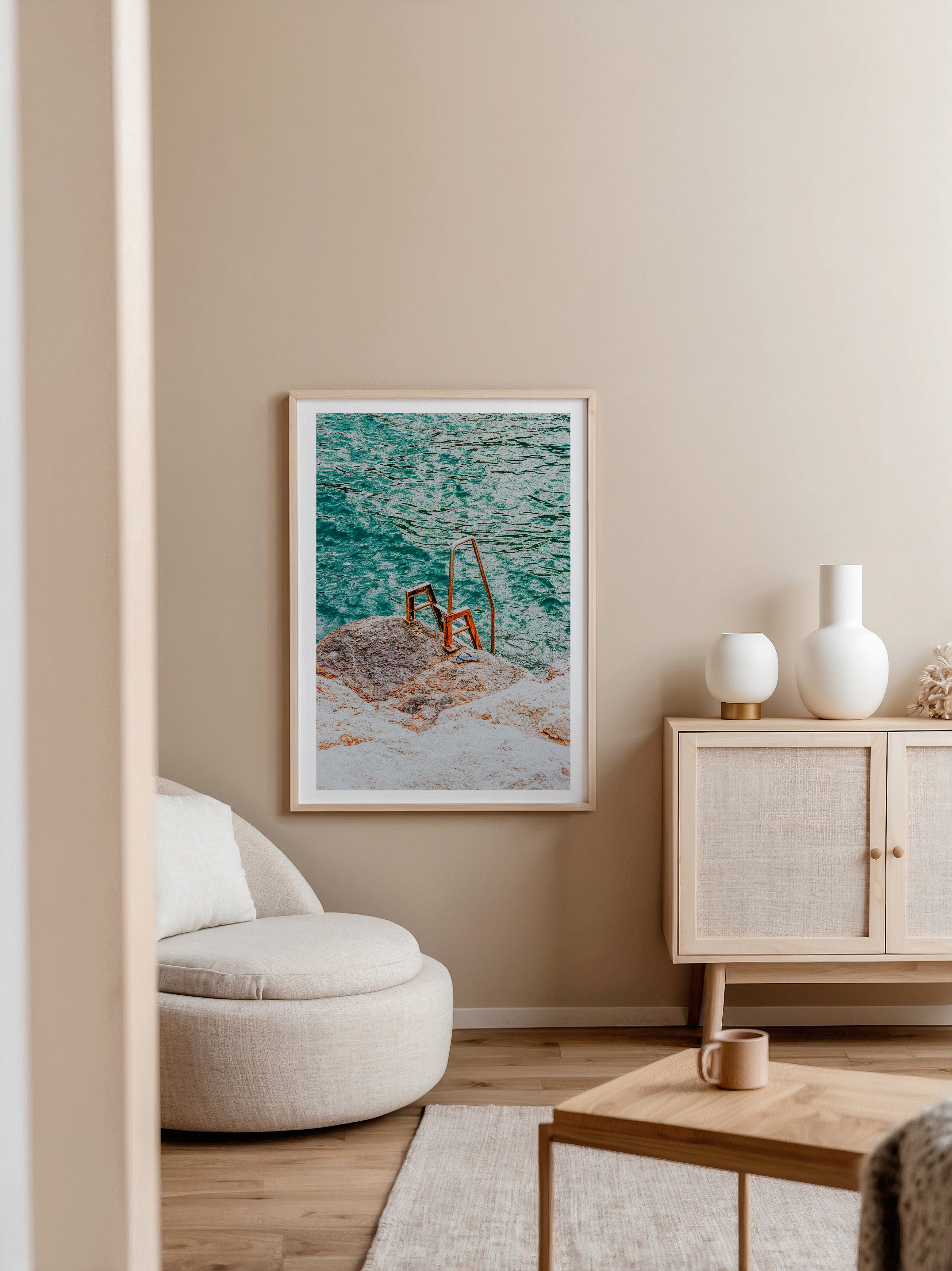 Mediterranean Swim Point Poster