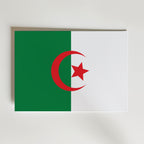 Algeria National Flag Poster affisch – poster till väggdekoration – köp online hos Bozetto