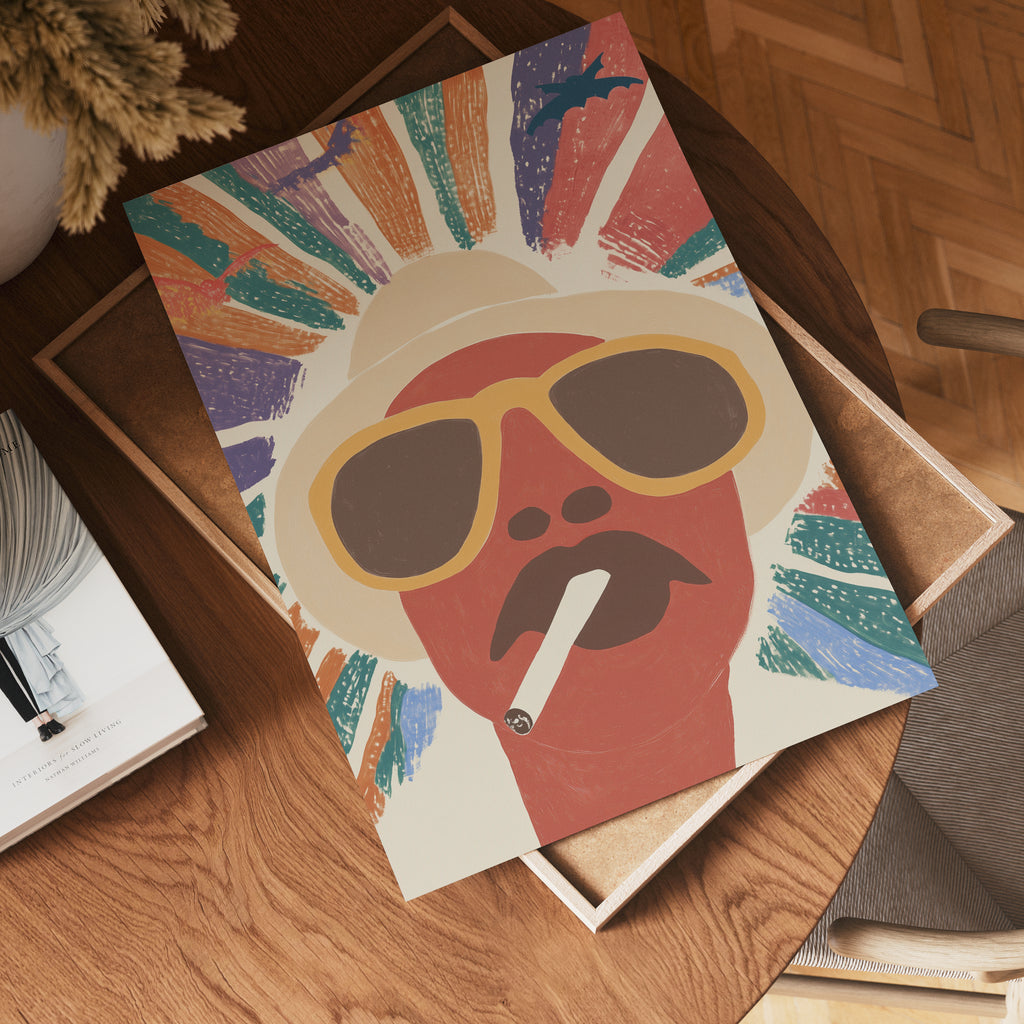 Fear and Loathing Retro Poster