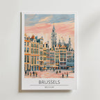 Brussels Grand Square Poster