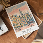 Brussels Grand Square Poster