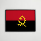 Angola National Flag Poster affisch – köp poster online – Bozetto väggdekoration