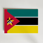 Mozambique National Flag Poster affisch – poster till väggdekoration – köp online hos Bozetto