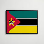 Mozambique National Flag Poster affisch – köp poster online – Bozetto väggdekoration