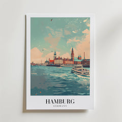 Sails Of Hamburg Poster
